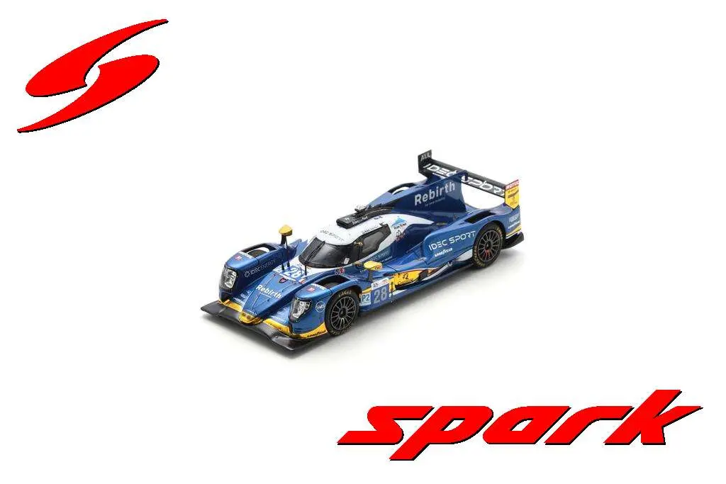 Spark : Oreca 07 - Gibson │ No.28 IDEC SPORT 3rd LMP2 class Le Mans 24H 2024 P. Lafargue - J. van Uitert - R. de Gerus [1/43]