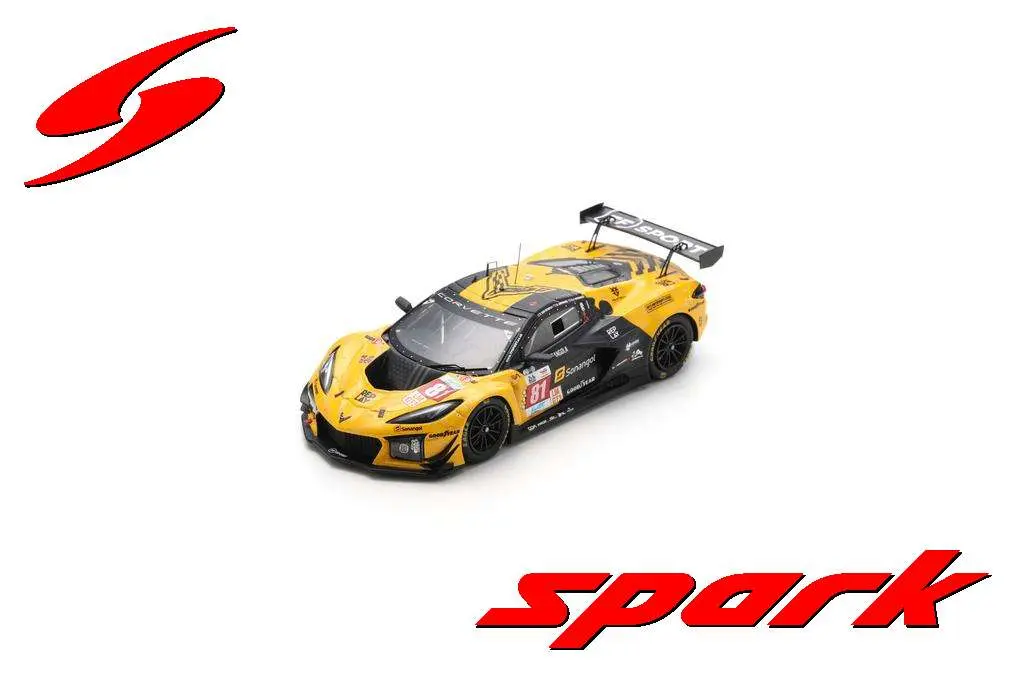 Spark : Corvette Z06 GT3.R │ No.81 TF SPORT Le Mans 24H 2024 C. Eastwood - R. Andrade - T. Van Rompuy [1/43]