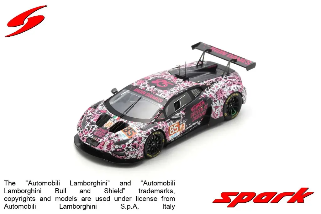 Spark : LAMBORGHINI Huracán GT3 Evo2 N°85 IRON DAMES 24H Le Mans 2024 S. Bovy - M. Gatting - R. Frey