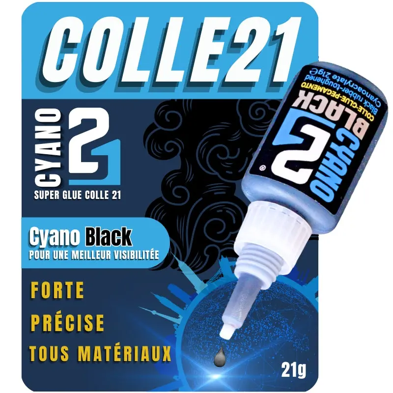 Colle21 : Colle Cyanoacrylate "Black" (21g)