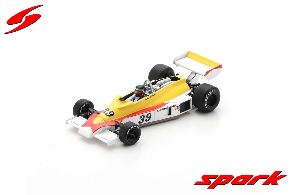 Spark : Hesketh 308E │ No.39 Practice Belgium GP 1977 - Hector Rebaque [1/43]