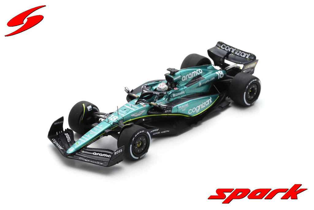 Spark : Aston Martin AMR23 │ No.18 Aston Martin Aramco Cognizant F1 Team 9th Canada GP 2023 Lance Stroll [1/43] [1/43]