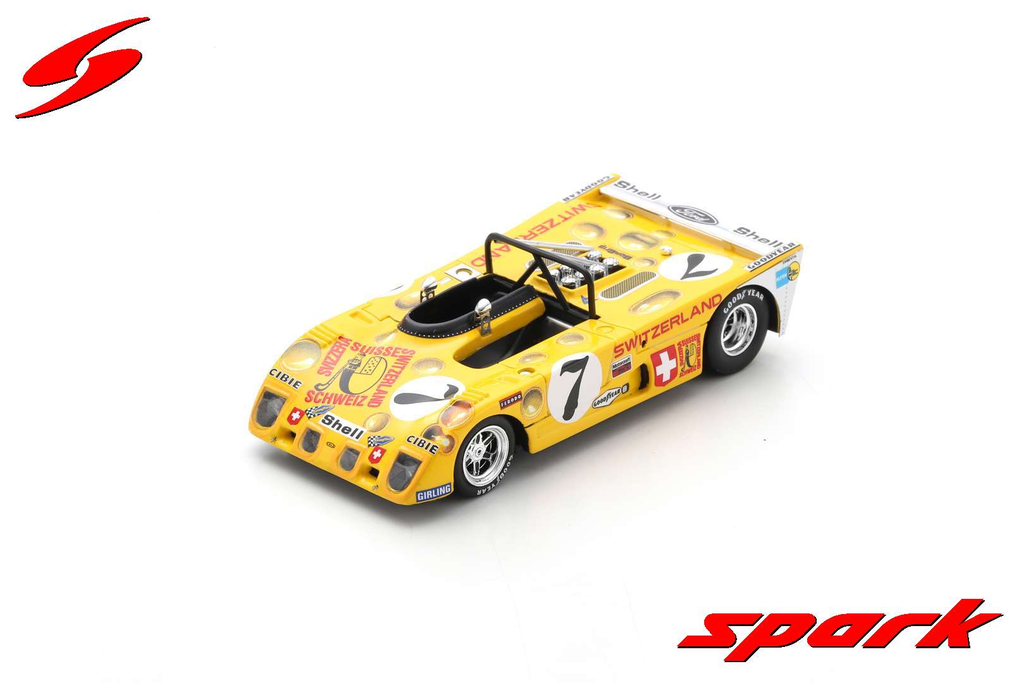 Spark : Lola T280 │ No.7 24H Le Mans 1972 - G. Larrousse - H. de Fierlandt - J. de Bragation - M. Cabral [1/43]