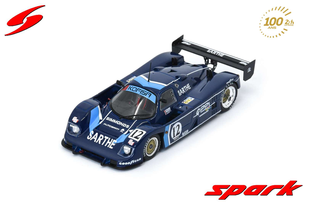 Spark : Cougar C 24 S │ No.12 24H Le Mans 1990 - B. Thuner – A. Ianetta – P. Pessiot [1/43]