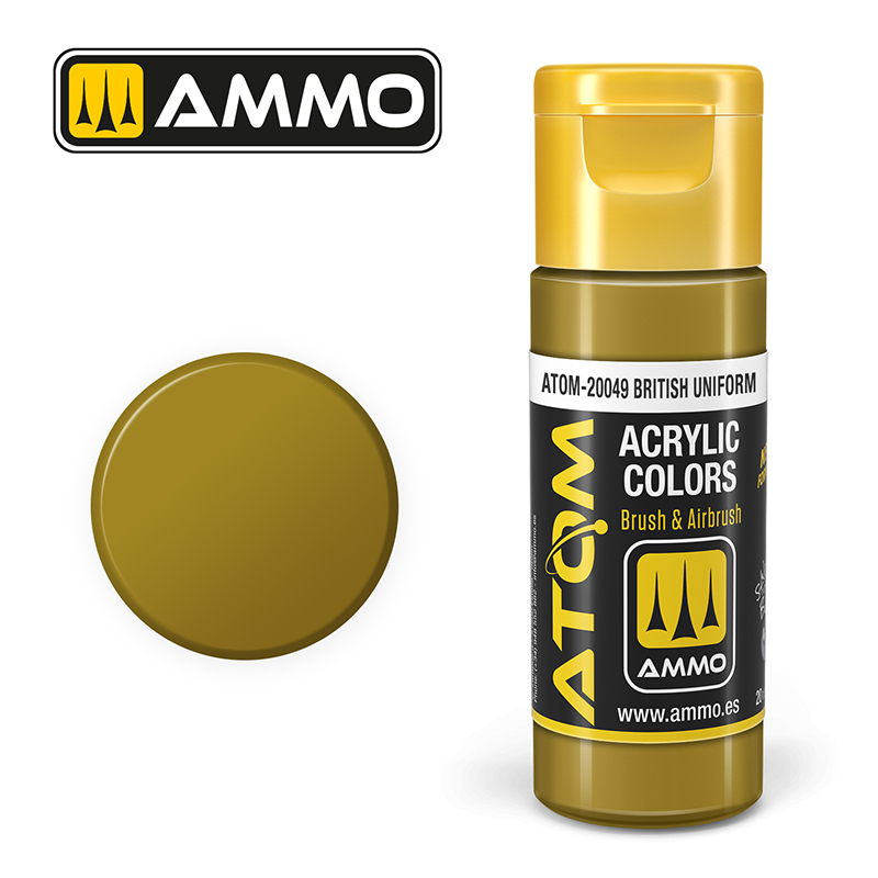 Atom : ATOM ACRYLIC COLOR BRITISH UNIFORM 20 ML (3/24) *