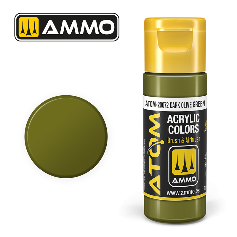 [MIG 20072] Atom : ATOM ACRYLIC COLOR DARK OLIVE GREEN (20ml)