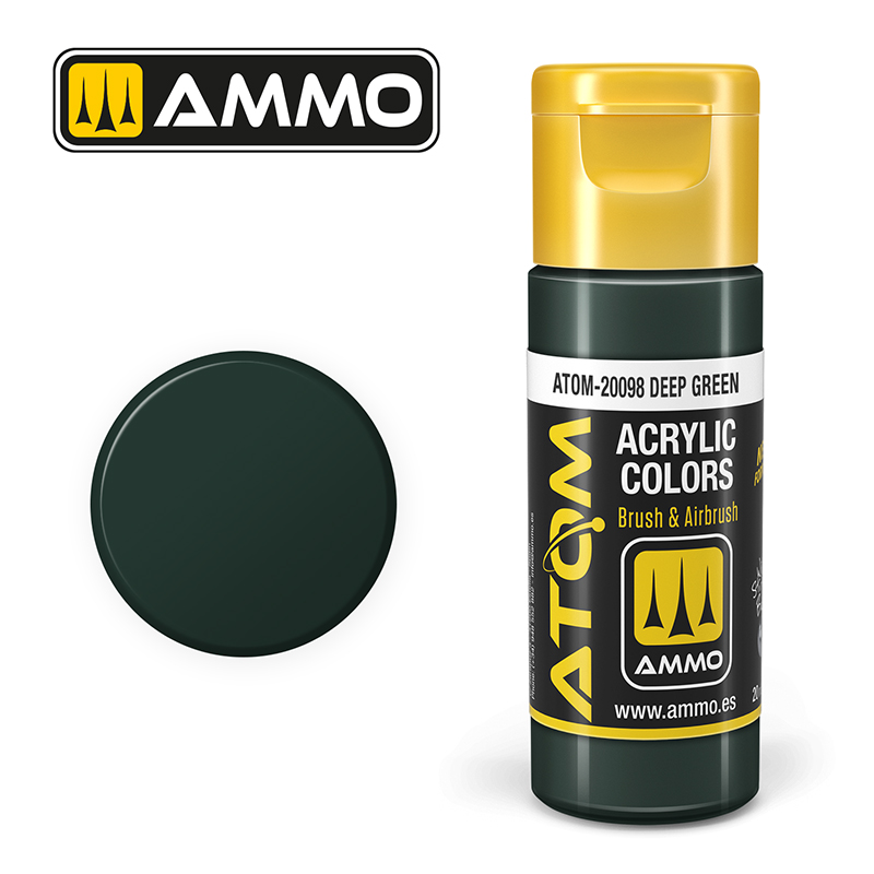 Atom : ATOM ACRYLIC COLOR DEEP GREEN (20ml)