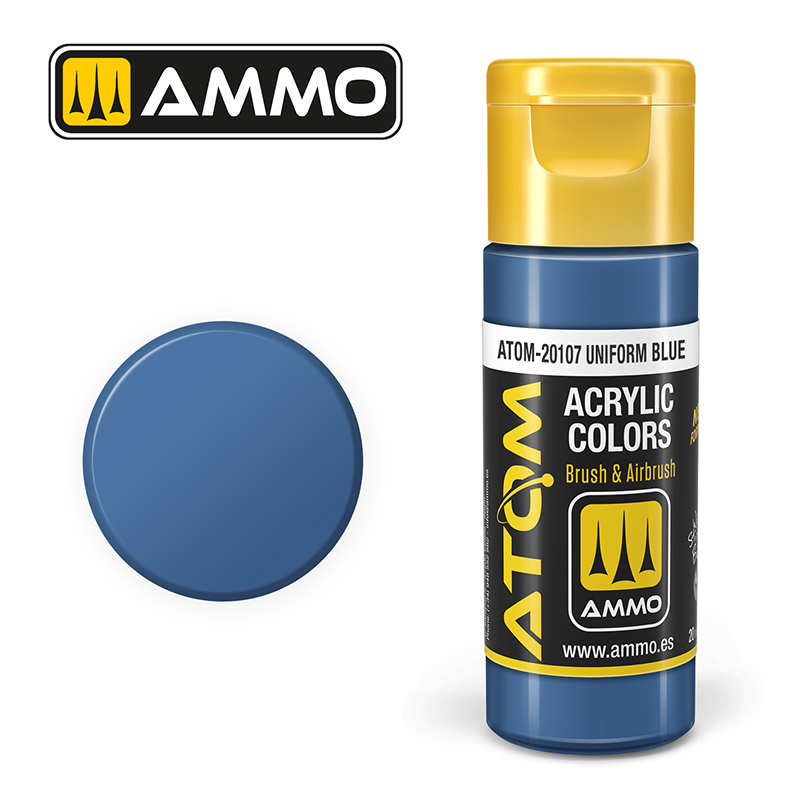 Atom : ATOM ACRYLIC COLOR UNIFORM BLUE (20ml)