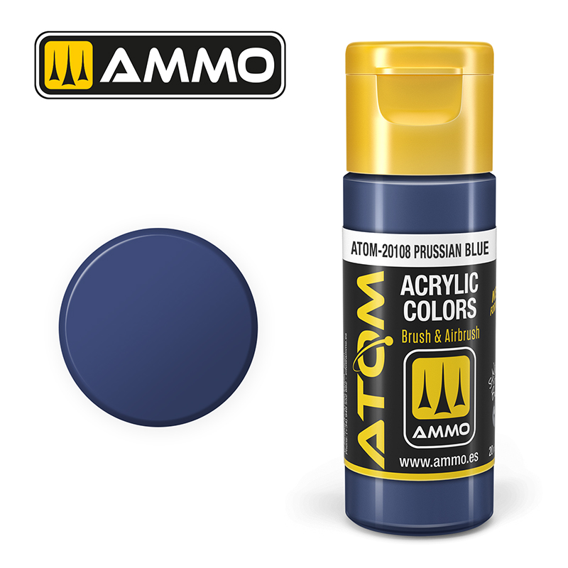 Atom : ATOM ACRYLIC COLOR PRUSSIAN BLUE (20ml)