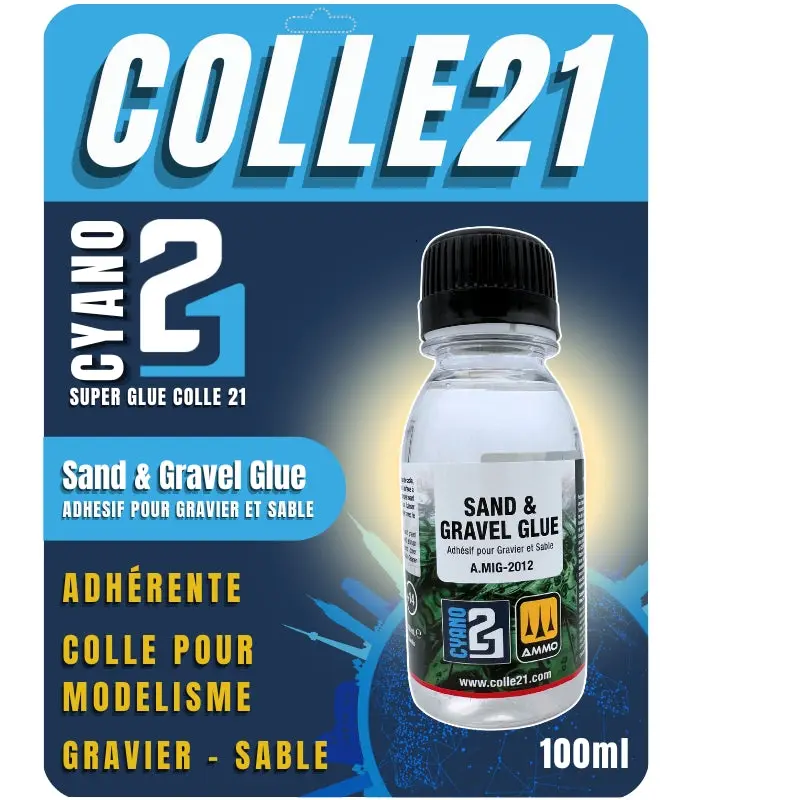 [C21 CO_SNG100] Colle21 : Colle pour Gravier et Sable (100ml)