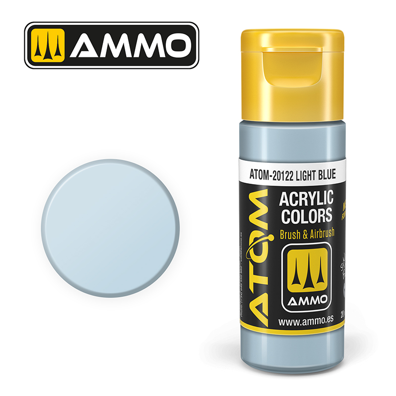 [MIG 20122] Atom : ATOM ACRYLIC COLOR LIGHT BLUE (20ml)