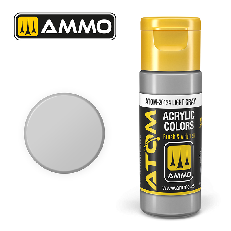 Atom : ATOM ACRYLIC COLOR LIGHT GRAY (20ml)