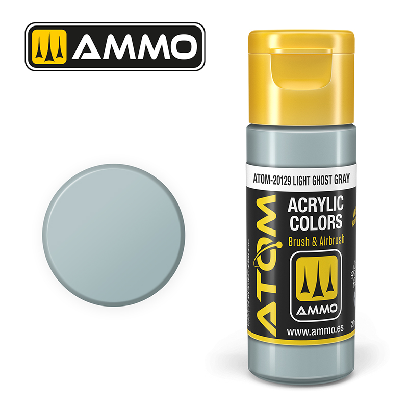 Atom : ATOM ACRYLIC COLOR LIGHT GHOST GRAY (20ml)
