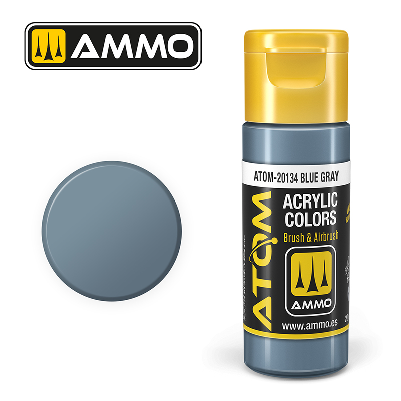 Atom : ATOM ACRYLIC COLOR BLUE GRAY (20ml)
