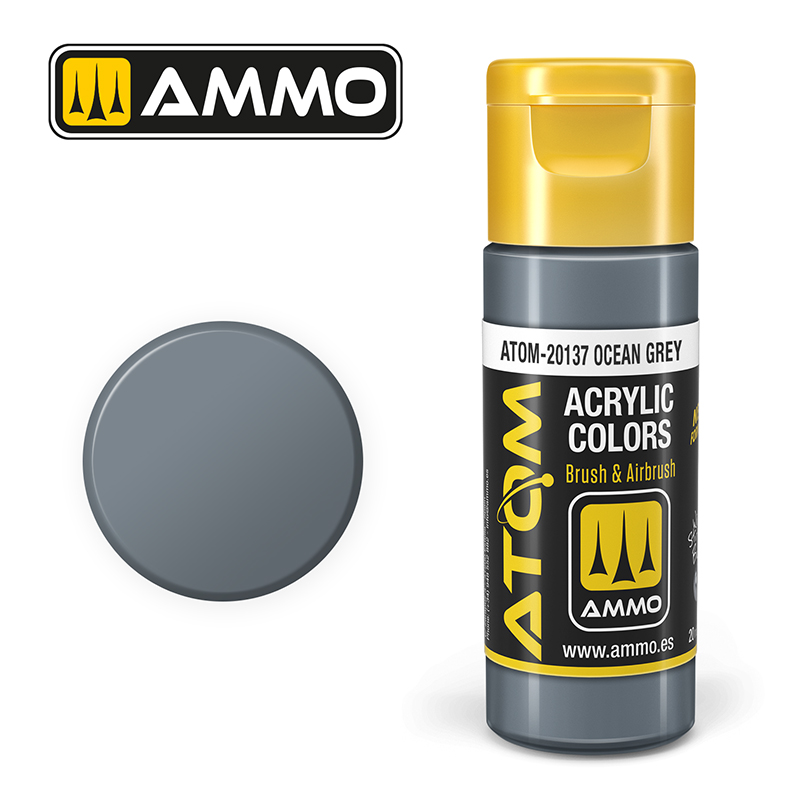 [MIG 20137] Atom : ATOM ACRYLIC COLOR OCEAN GREY (20ml)