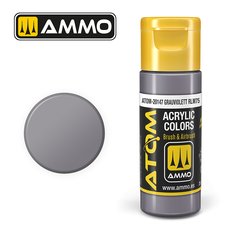 Atom : ATOM ACRYLIC COLOR GRAUVIOLETT RLM75 (20ml)
