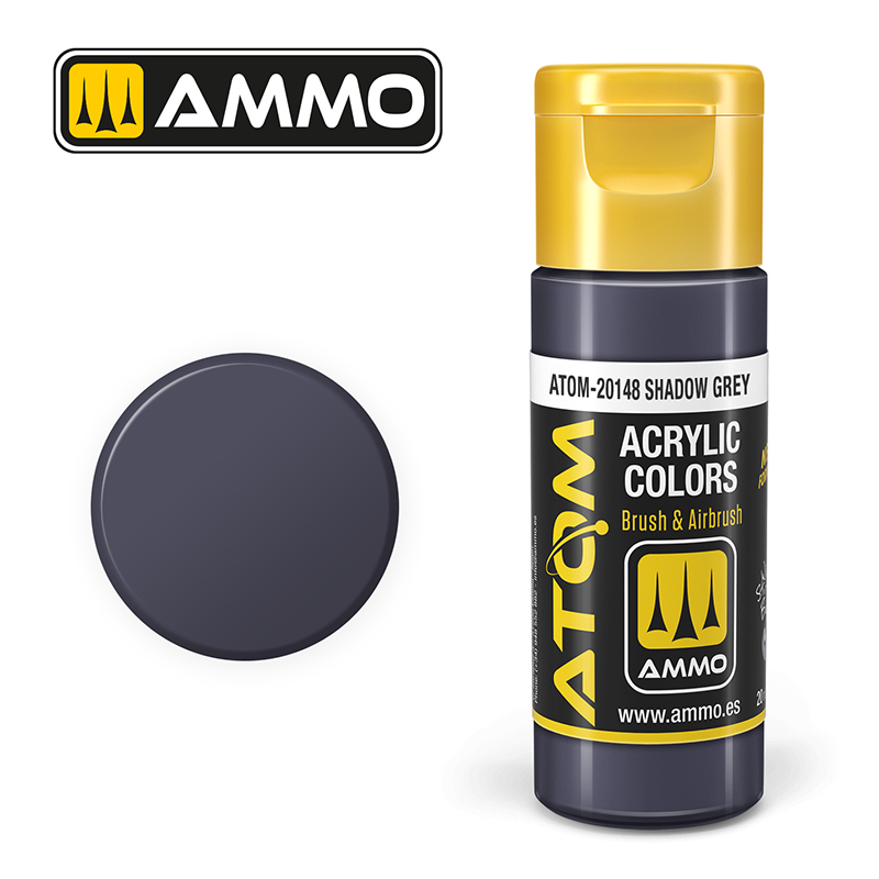 Atom : ATOM ACRYLIC COLOR SHADOW GREY (20ml)