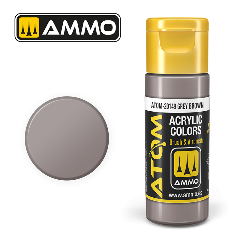 [MIG 20149] Atom : ATOM ACRYLIC COLOR GREY BROWN (20ml)