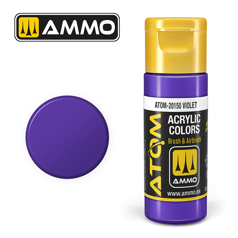 [MIG 20150] Atom : ATOM ACRYLIC COLOR VIOLET (20ml)