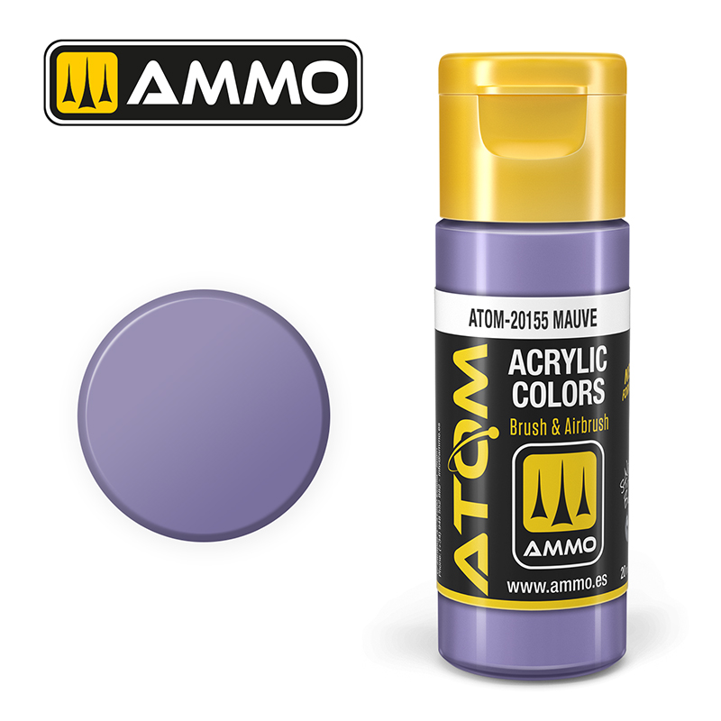 Atom : ATOM ACRYLIC COLOR MAUVE (20ml)