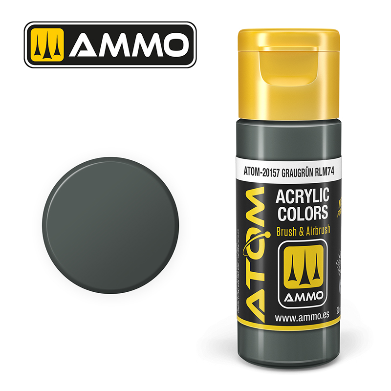 [MIG 20157] Atom : ATOM ACRYLIC COLOR GRAUGRÜN RLM74 (20ml)
