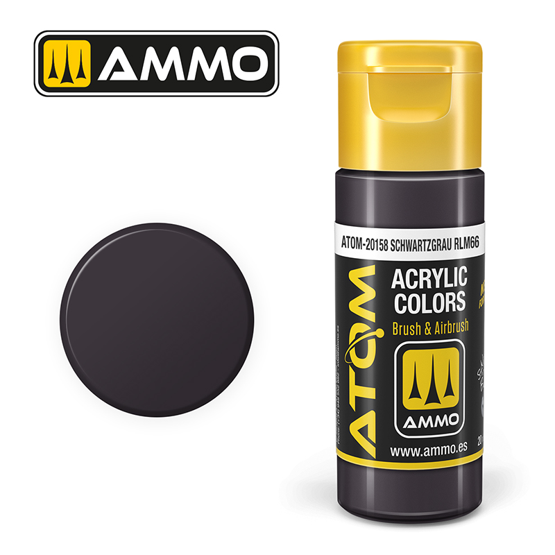 [MIG 20158] Atom : ATOM ACRYLIC COLOR SCHWARTZGRAU RLM66 (20ml)