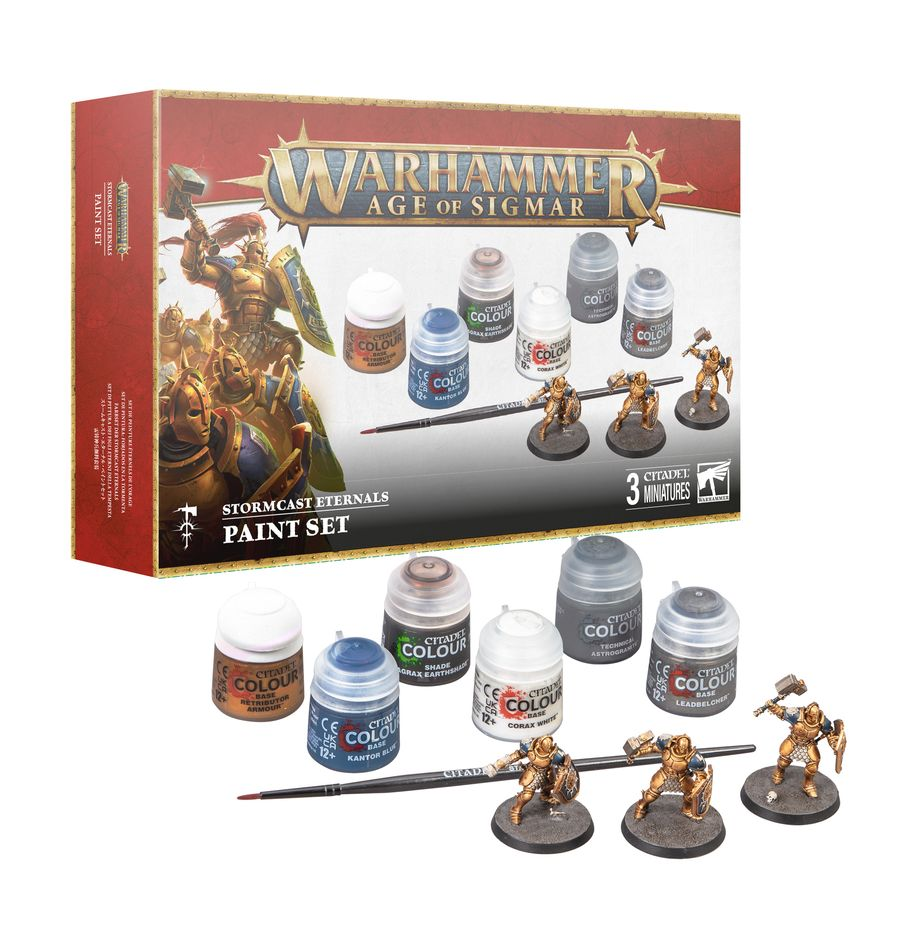[GAW 60-10] Stormcast Eternals : Stormcast & Set de Peintures │ Warhammer Age of Sigmar
