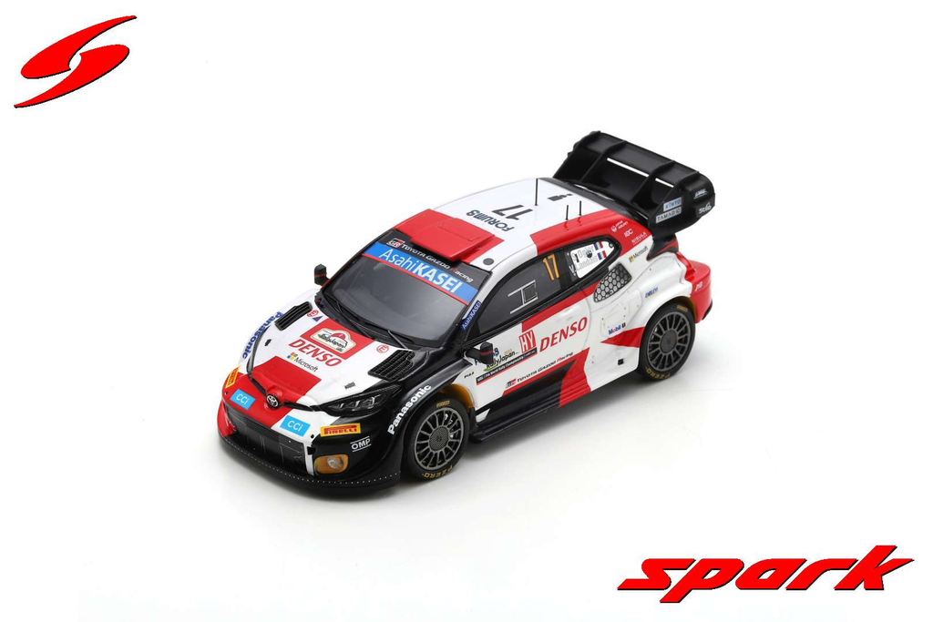 Spark : TOYOTA GR Yaris Rally1 HYBRID No.17 TOYOTA GAZOO Racing WRT
2nd Rally Japan 2023 S. Ogier - V. Landais [1/43]