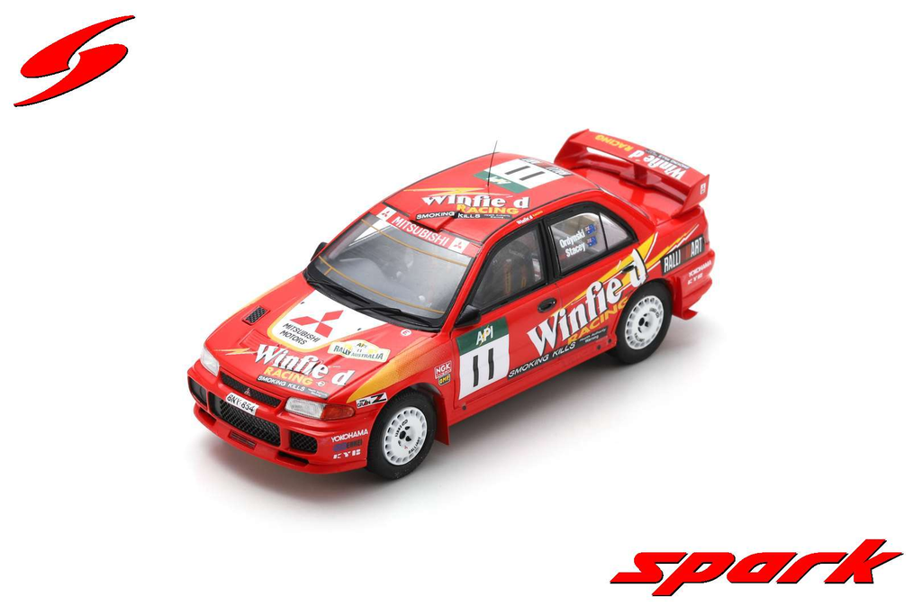 Spark : Mitsubishi Lancer EVOLUTION Ⅲ No.11 6th Rally API Australia 1997
E. Ordynski - M. Stacey [1/43]