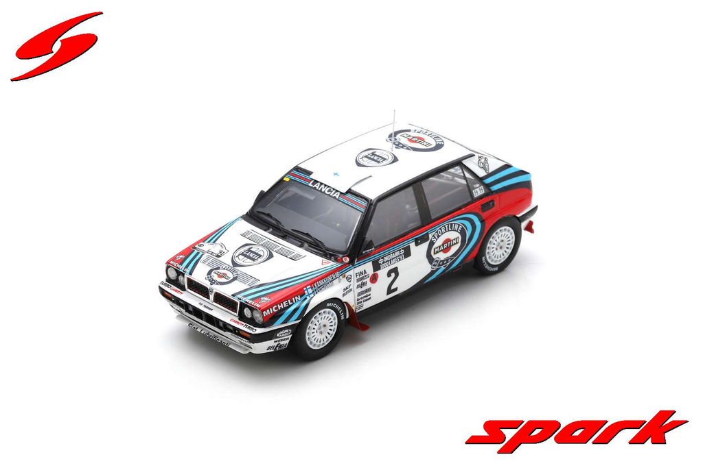 Spark : Lancia Delta HF Integrale 16V No.2 Winner 1000 Lakes Rally 1991 J. Kankkunen - J. Piironen [1/43]