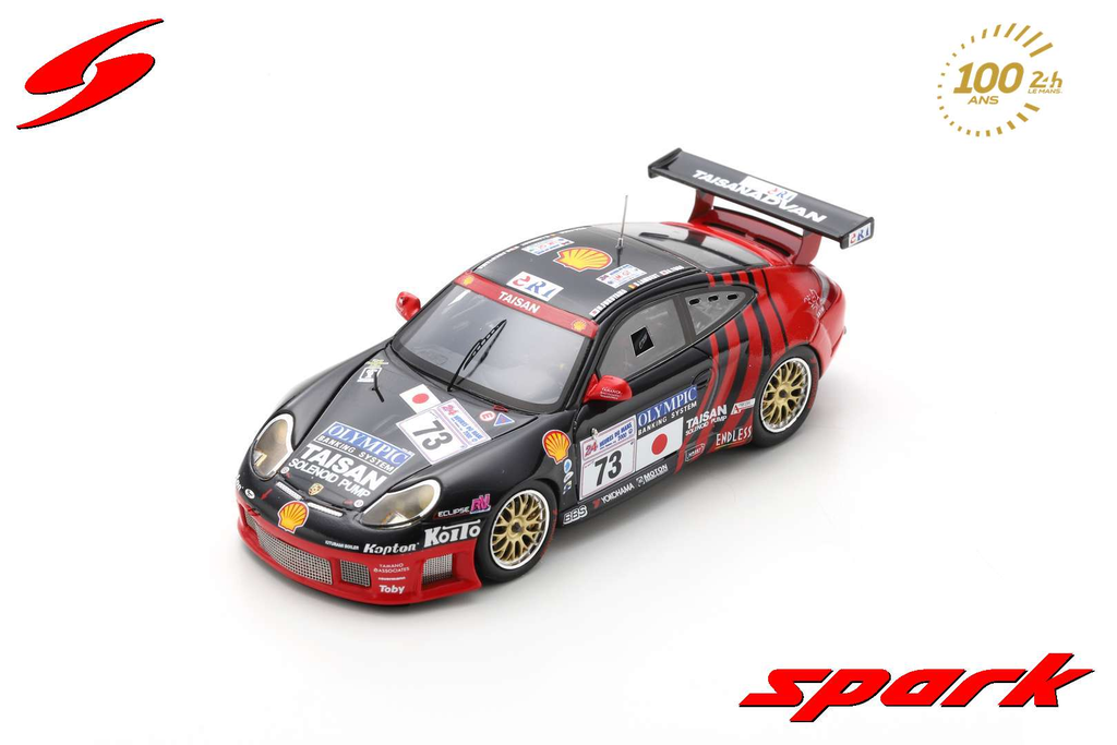 Spark : Porsche 996 GT3 R No.73 Team Taisan Advan 24H Le Mans 2000
H. Fukuyama – A. Yogo – B. Lambert [1/43]