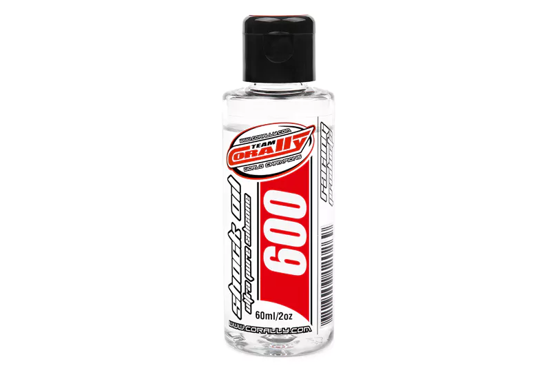 [COY C-81260] Team Corally : Huile d'Amortisseurs - Ultra Pure Silicone 600 CST (60ml)