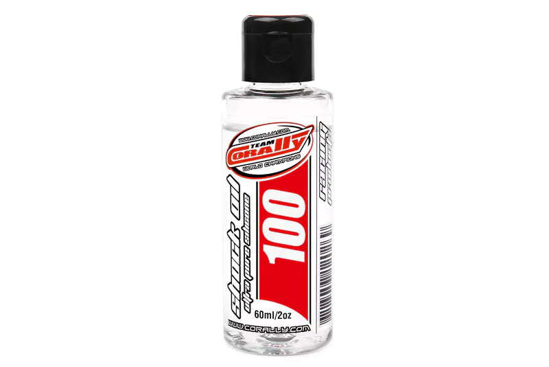 [COY C-81210] Team Corally : Huile d'Amortisseurs - Ultra Pure Silicone 100 CST (60ml)