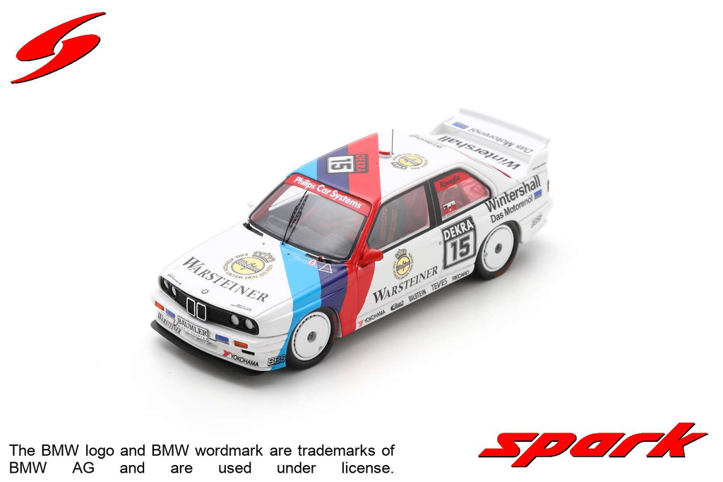 Spark : BMW E30 M3 │ No.15 Hockenheim DTM 1992 - Roberto Ravaglia [1/43]