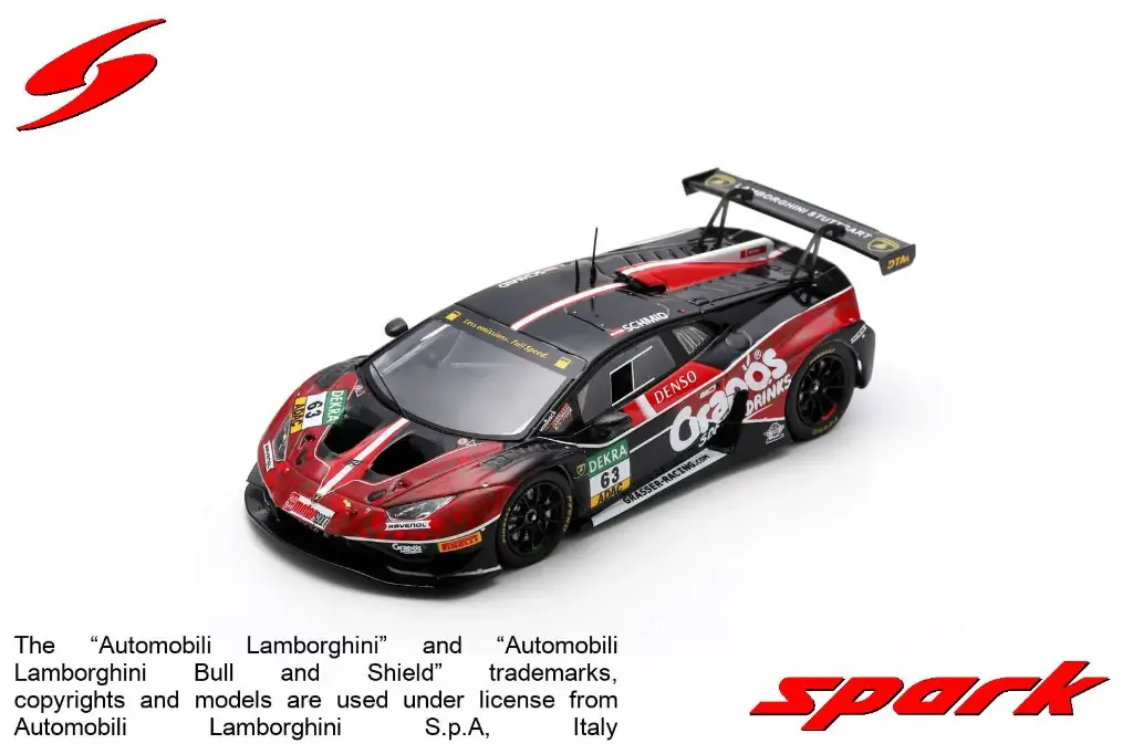 Spark : Lamborghini Huracán GT3 EVO 2 │ No.63 Grasser Racing Team DTM 2023 Clemens Schmid [1/43]