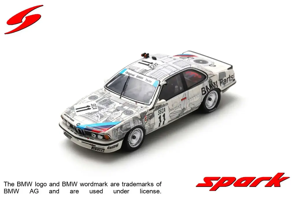 [SPK 43SPA1986 ]  BMW 635 Csi N°11 Vainqueur 24H Spa 1986 D. Quester - Th. Tassin - A. Heger