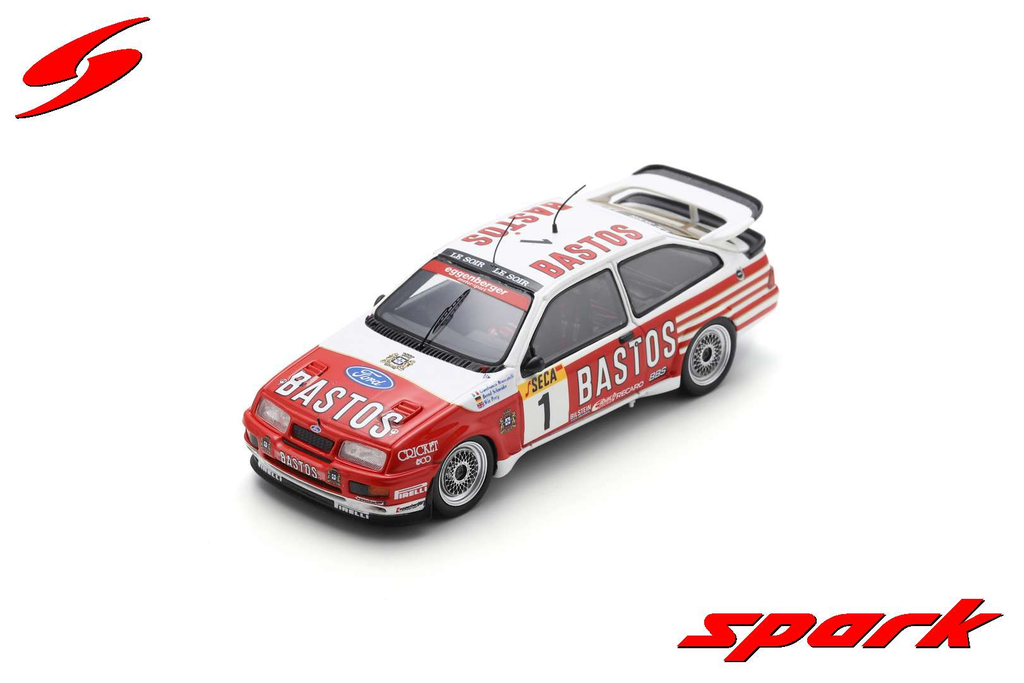 Spark models : Ford Sierra RS500 Cosworth No.1 Eggenberger Bastos Racing Team Winner 24H Spa 1989 W. Percy - G. Brancatelli - B. Schneider [1/43]