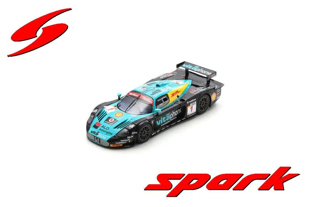 [SPK 43SPA2008] Spark : Maserati MC12 GT1 No.1 Winner 24H Spa 2008 A. Bertolini - S. Sarrazin - M. Bartels - E. van de Poele [1/43]