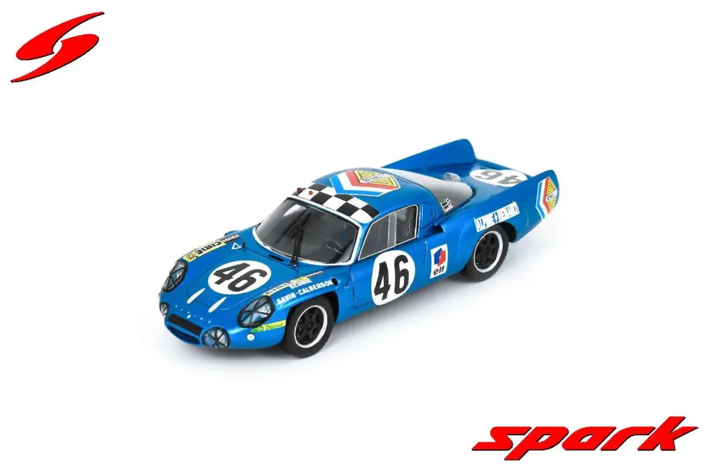 Spark :  ALPINE A210 N°46 24H Le Mans 1969 A. LeGuellec - B. Tramont