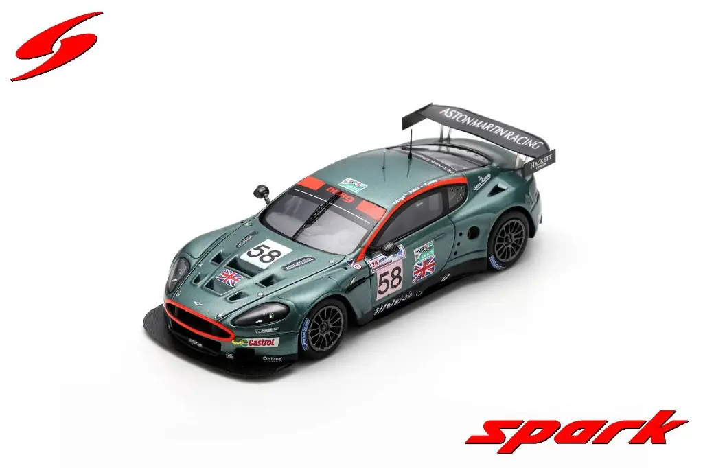 Spark :  Aston Martin DBR9 │ No.58 Aston Martin Racing Le Mans 24H 2005 T. Enge - P. Kox - P. Lamy [1/43] [1/43]