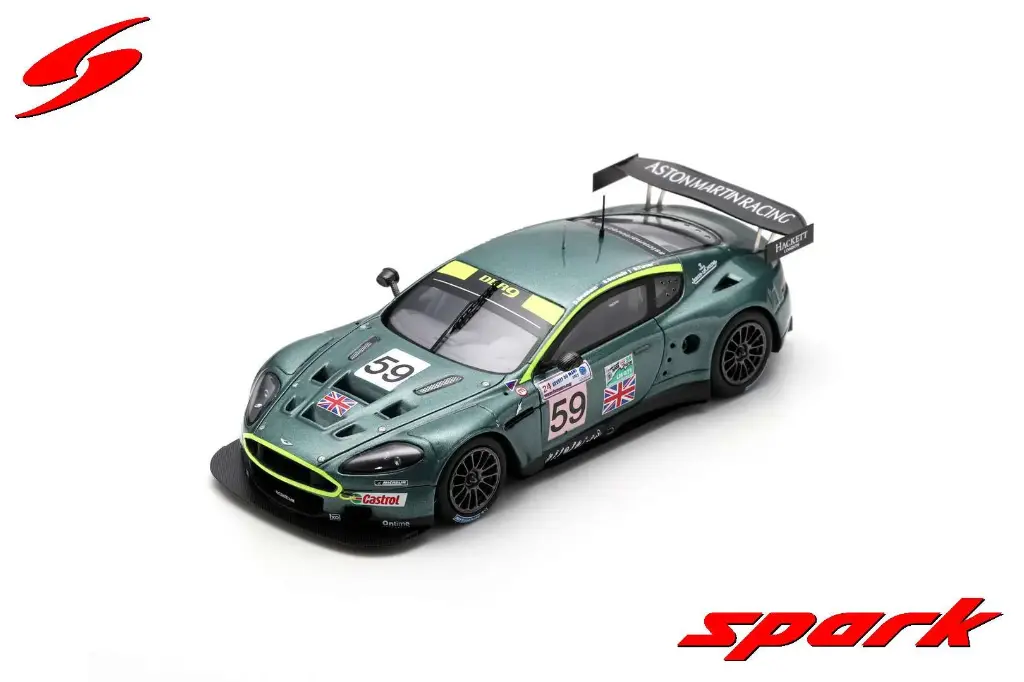 Spark :  Aston Martin DBR9 │ No.59 Aston Martin Racing 9th Le Mans 24H 2005 D. Brabham - S. Sarrazin - D. Turner [1/43] [1/43]