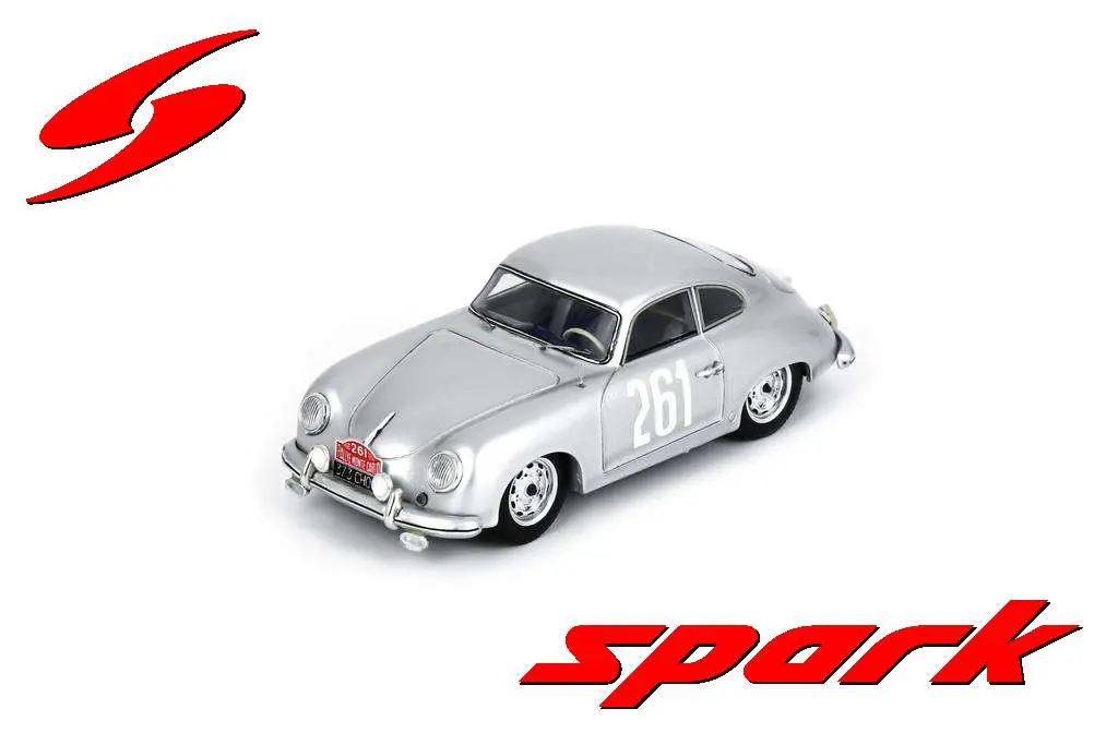 Spark : Porsche 356 1500 │ No.261 Monte Carlo Rally 1955 J. Vilréon - L. Carlin [1/43]