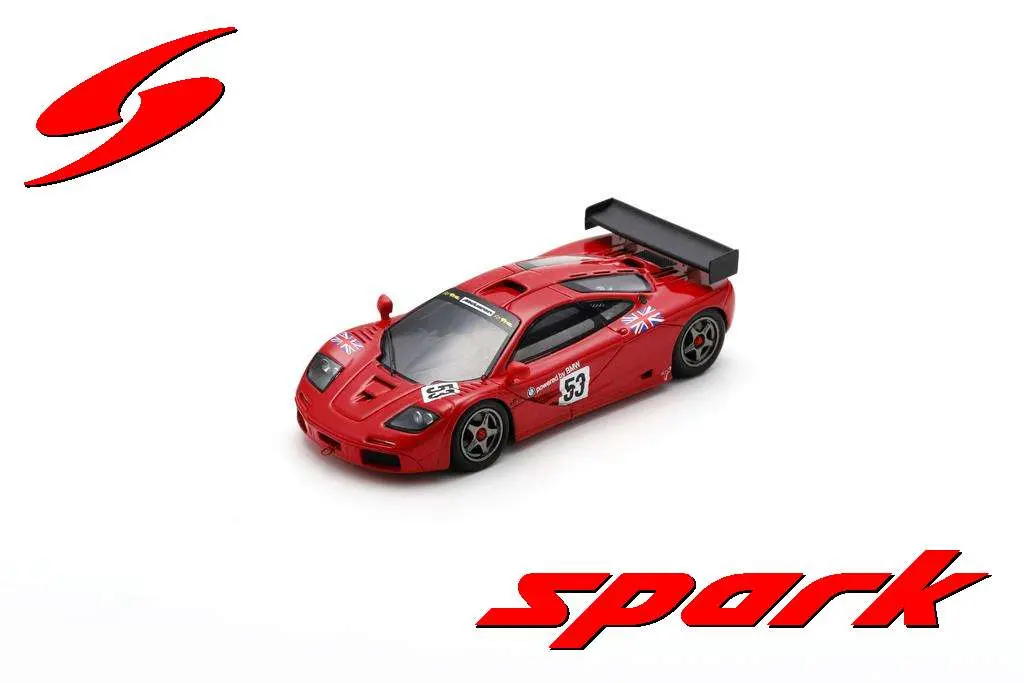 Spark :  McLaren F1 GTR │ No.53 Prequalifying Le Mans 24H 1996 D. Brabham – J-D. Delétraz - F. Giroix [1/43] [1/43]