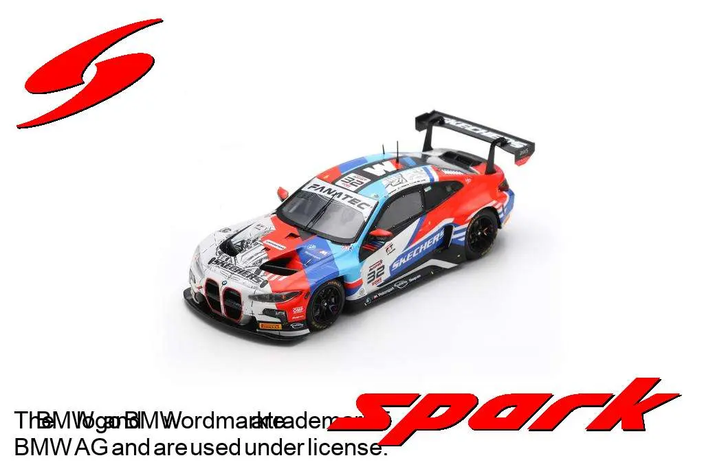 Spark :  BMW M4 GT3 N°32 Team WRT 3rd 24H Spa 2024 D. Vanthoor S. van der Linde C. Weerts (750ex.)