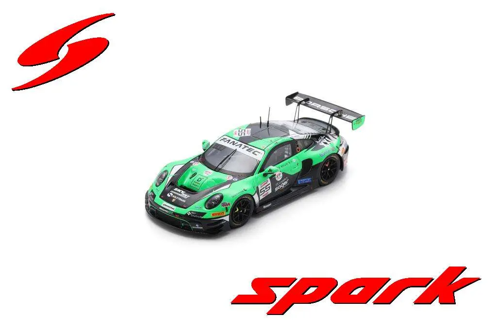 Spark :  Porsche 911 GT3 R (992) │No.55 Dinamic GT 2nd Silver class 24H Spa 2024 J. Rappange – A. Blom – M. Nakken – T. Nouet [1/43] [1/43]