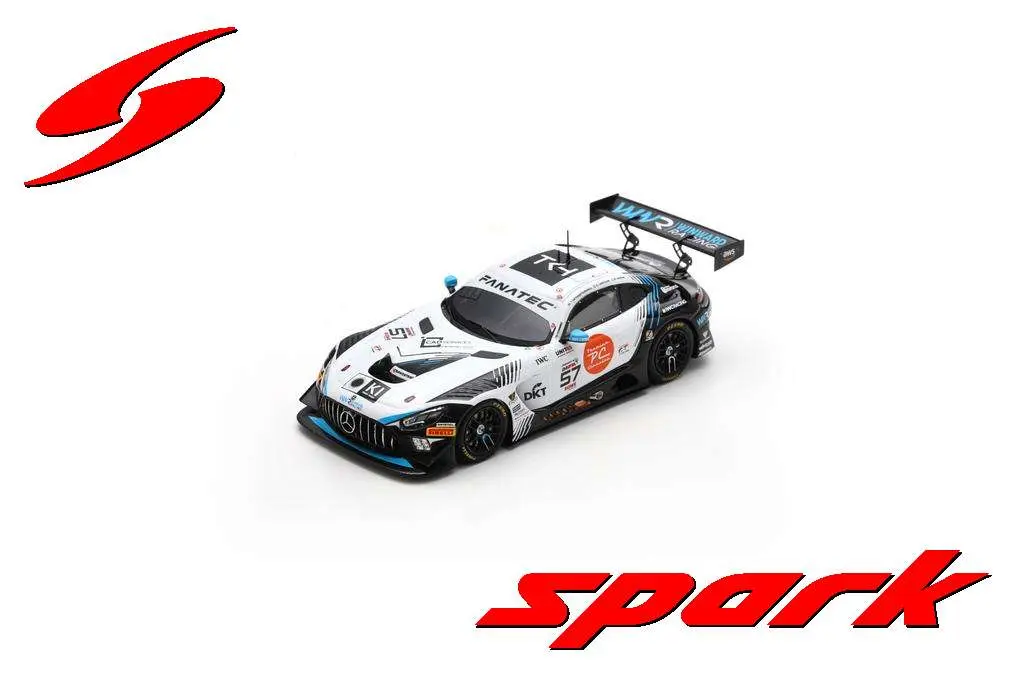 Spark : Mercedes-AMG GT3 EVO │ No.57 Winward Racing 3rd Silver class 24H Spa 2024 T. Sathienthirakul – D. Arrow – C. Caresani [1/43]