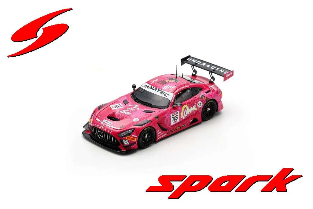 Spark : Mercedes-AMG GT3 EVO │ No.16 Uno Racing Team with Landgraf 2nd PRO-AM class 24H Spa 2024 D. Pun – RIO – K. Tse – I. Dontje