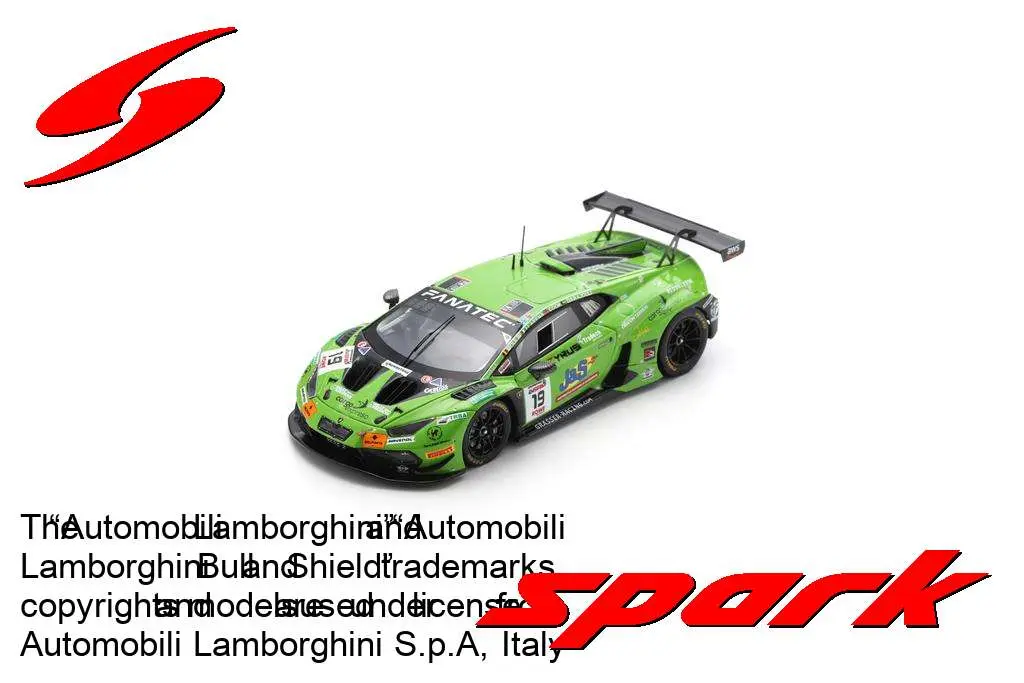 Spark : Lamborghini Huracán GT3 EVO 2 │ No.19 GRT Grasser Racing Team 24H Spa 2024 M. Llarena – H. Cook – B. Moulin – H. Qarajouli [1/43]