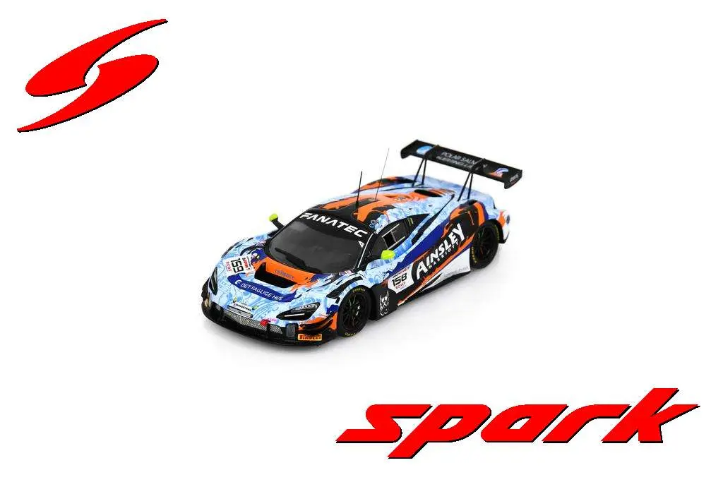 Spark : McLaren 720S GT3 EVO No.158 Garage 59 24H Spa 2024 M. Sansom – C. Salkeld – J. Baldwin – N. Kjaergaard [1/43]