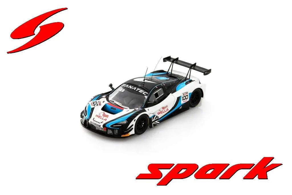 Spark : McLaren 720S GT3 EVO │ No.100 Team RJN 3rd PRO-AM class 24H Spa 2024 A. Buncombe – J. Caygill – C. Buncombe – J. Mardenborough [1/43]